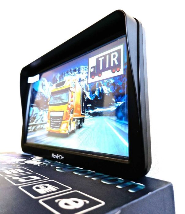 GPS NaviHD PRO - 9"inch. Actualizat pt.Truck,TIR,Camion,Auto. Garantie