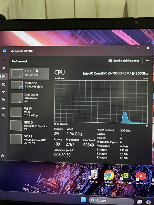 Laptop gaming| 120Hz | i5gen 10 | GTX1650 | 16gb ram | SSD M2 256gb