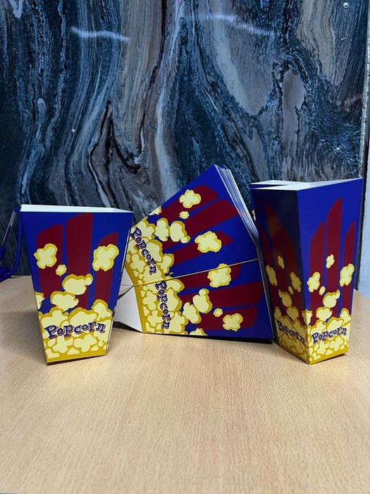 Стаканы для попкорна квадратные