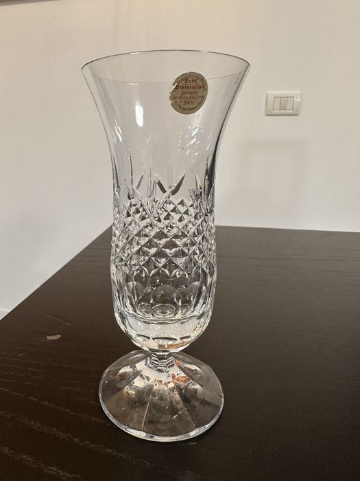 Vand pahar/vaza cristal vechi (flori, arta, decor)