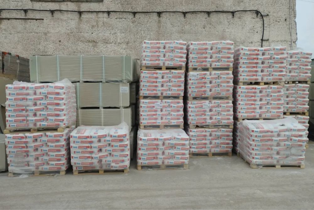 Стройтельные материалы Ротгипс, Ротбанд, Экопол