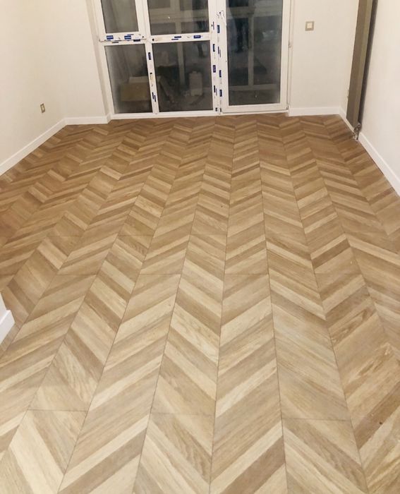 Укладка ламината Ёлочки