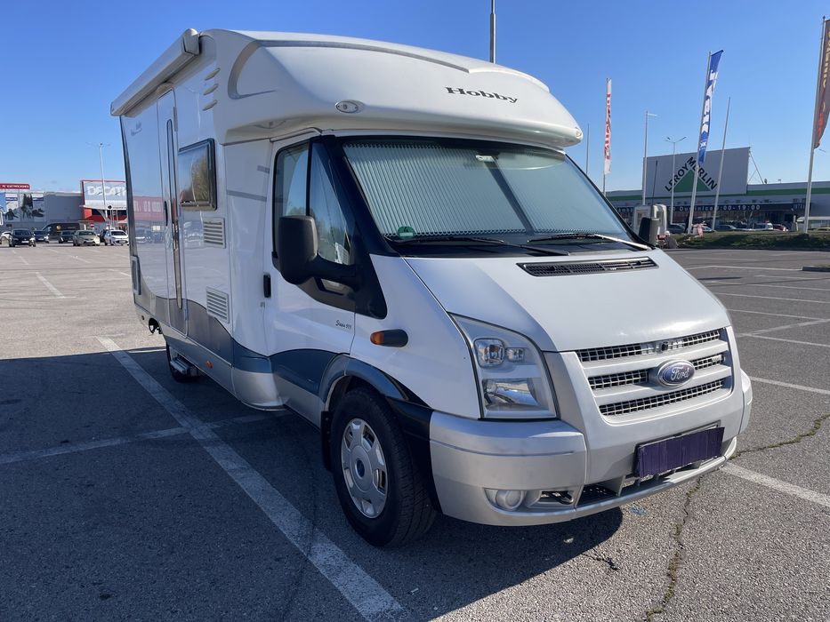 Autorulota HOBBY Siesta, 66000km pe șasiu de ford transit