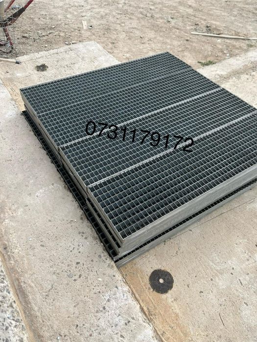 Trepte zincate galvanizat pentru scări de exterior