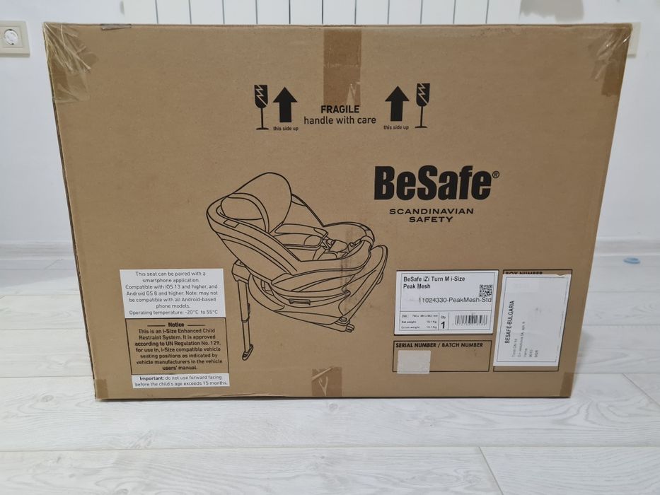 Столче за кола Besafe iZi Turn M i-Size - Peak Mesh