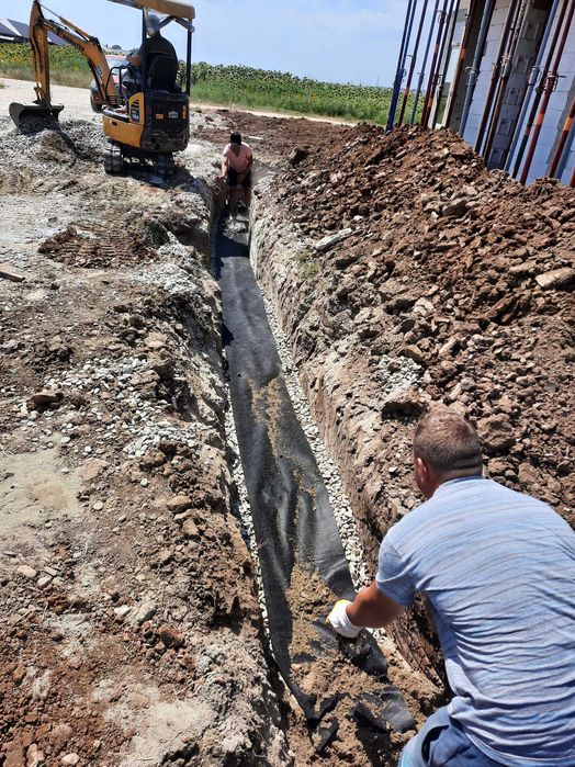 Fosa septica tricamerala cu drenaj