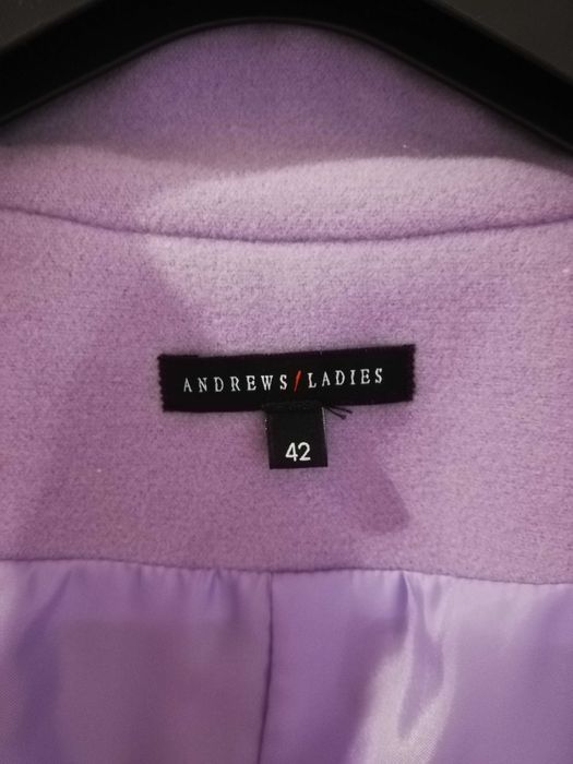 Дамско палто Andrews № 42 цвят лавандула