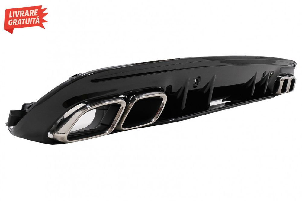 Difuzor Mercedes C-Class W205 S205 (2014-2020) C63S Design cu Ornament