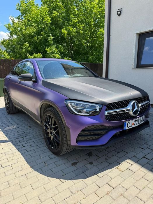 Mercedes-Benz GLC Coupe Unic proprietar | AMG Interior | Înfoliat Mov | Evacuare Custom | 360°