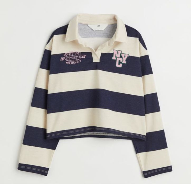 Bluza H&M Polo din bumbac, 12-14 ani