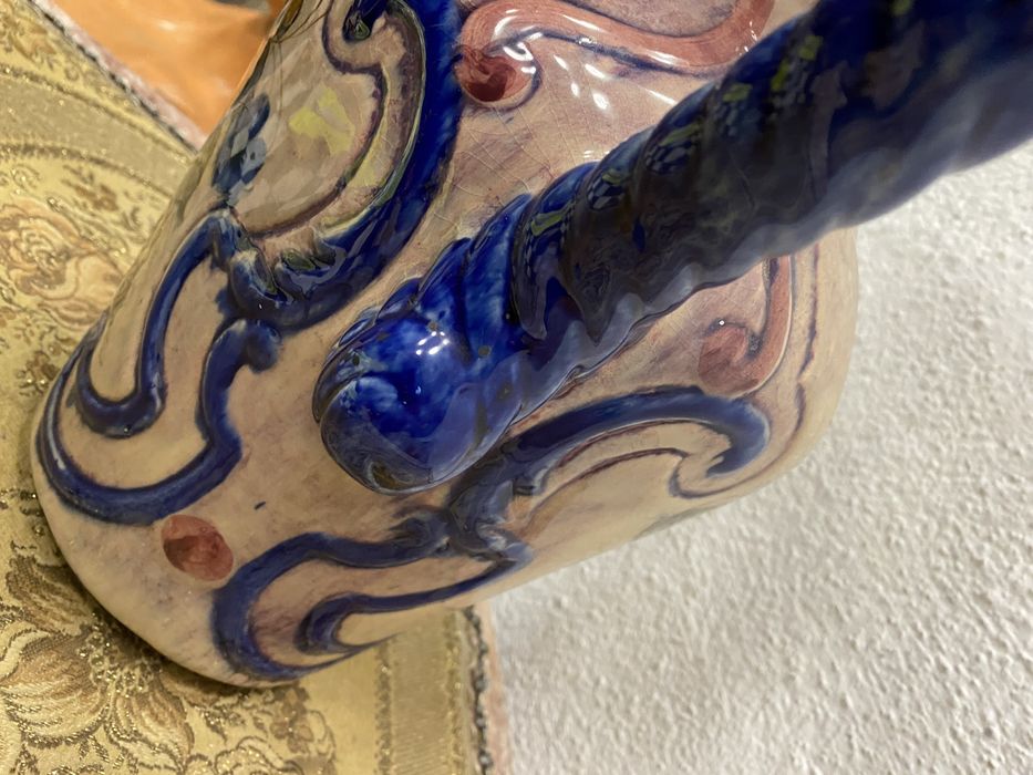 Голяма италианска ваза - кана от порцелан