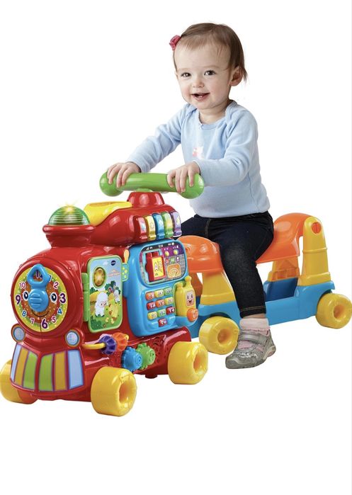 Играчка Vtech влакче за сядане, проходилка и занимателен център