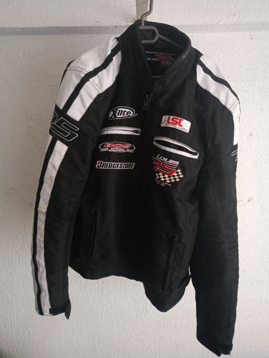 Два броя къси текстилни мото якета spyke /54 номер/ L/ XL с протектори