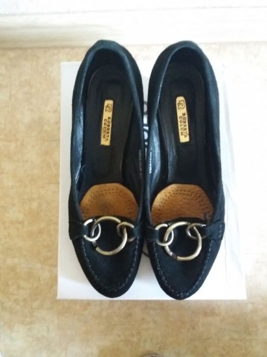 Туфли женские  из замши
