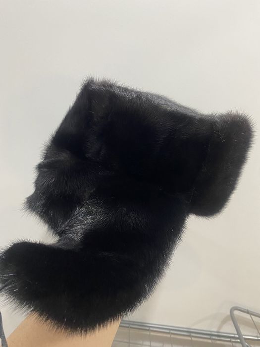 Шапка, ушанка норковая