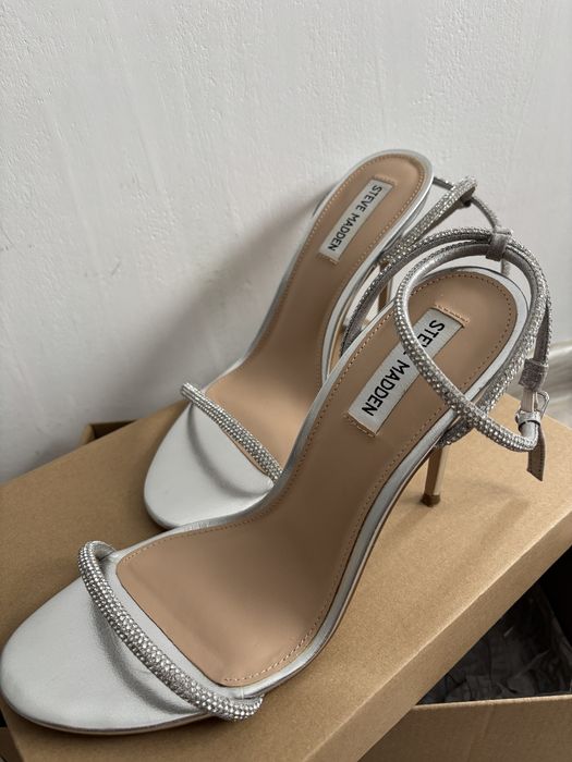 Сандали на висок ток STEVE MADDEN + чанта ПОДАРЪК