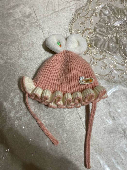 Shapka 1 yoshli qizlar uchun