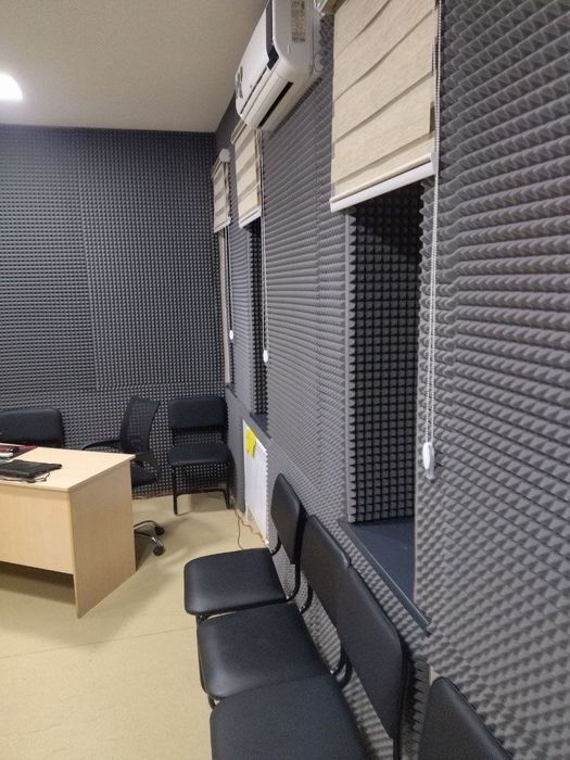 Акустический поролон, стеновые и потолочные панели, диффузоры
