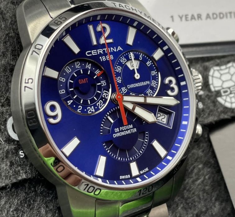 Certina DS Podium Chronograph GMT
