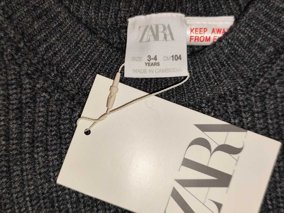 15лв Пролетна ПРОМОЦИЯ! ZARA, НОВ детски пуловер