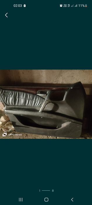 Обшивка  двери кожаный с памяти сиденьям W210