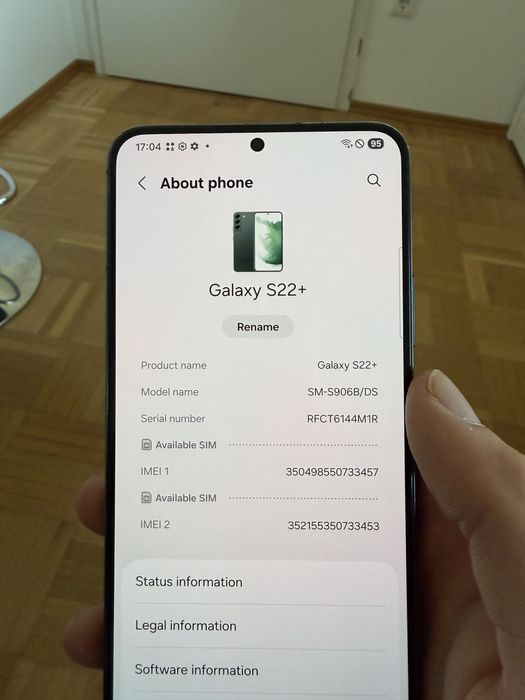 Samsung Galaxy S22+ 5G | Dual-SIM | 256GB / 8GB RAM | Stare bună