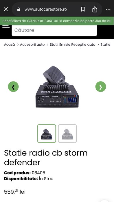 Statie CB Storm Defender fara antena