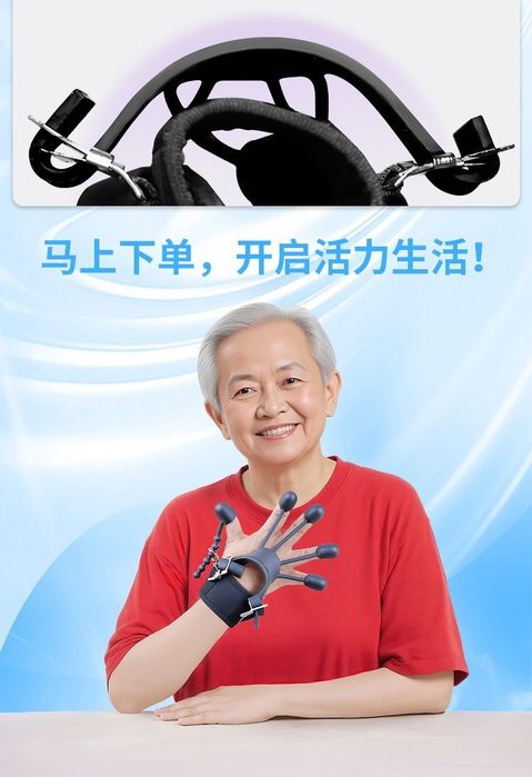 Тренажёр для пальцев рук реабилитационный после инсульта перчатка