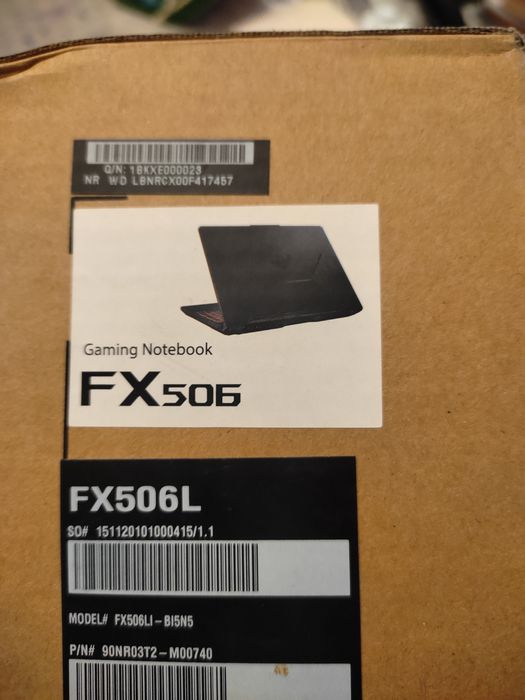 Asus Tuf Gaming геймерский ноутбук