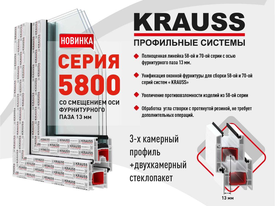 Профильные системы KRAUSS — опт и розница