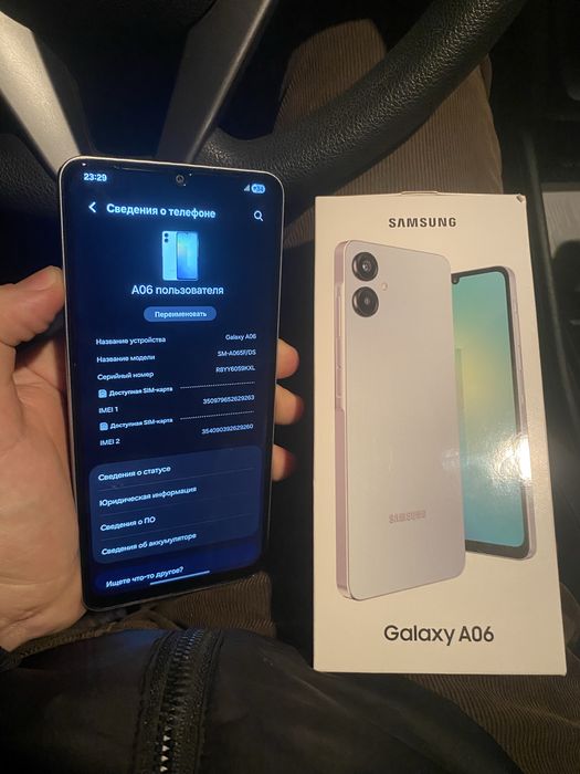 Samsung A06 почти новый телефон