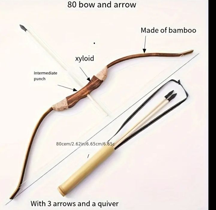 Set arc din lemn pentru copii