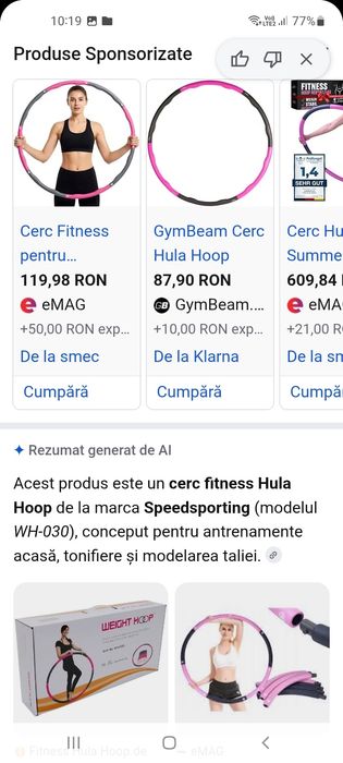 Cerc pt fitness nou