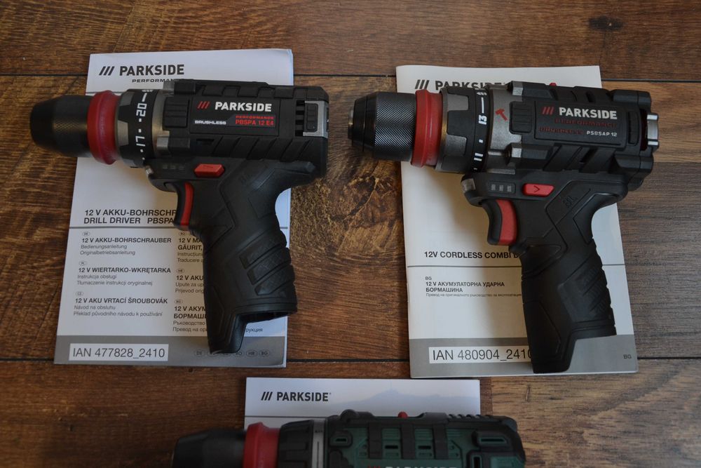 Нови винтоверти Parkside 12V