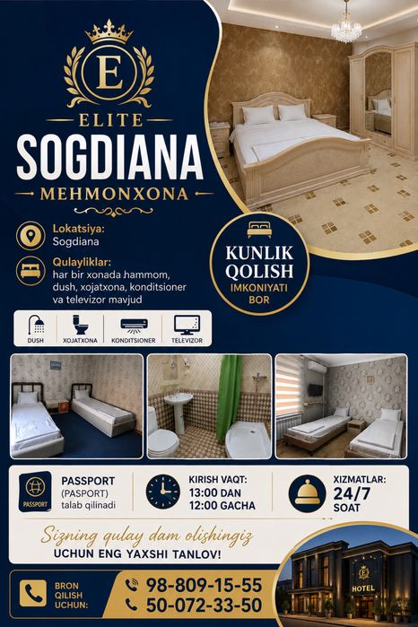 samarqandda mehmonxona 120.000 soʻm