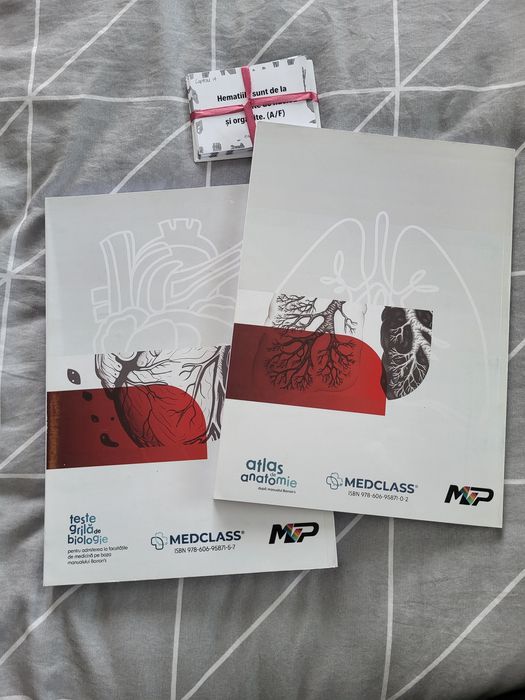 medclass atlas + culegere grile + flashcarduri cadou