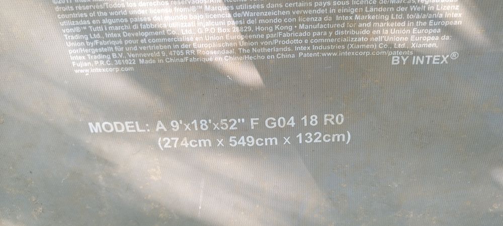 Piscina supraterana intex 549 x 274 x 132cm