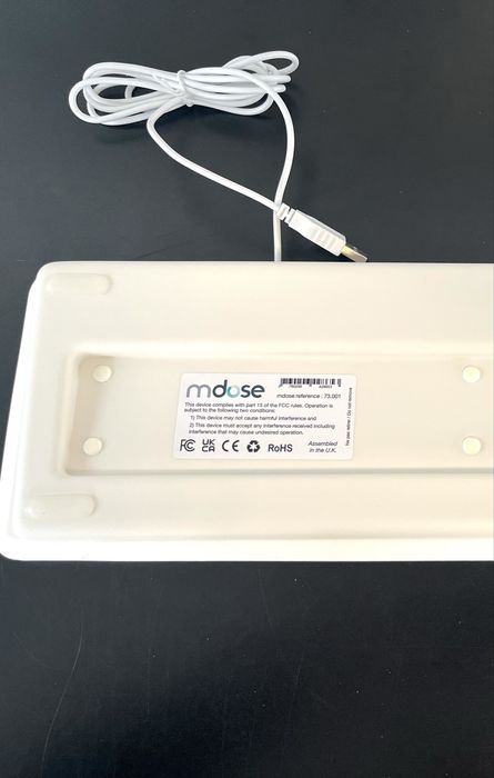 Tastatura Antibacteriana Medicala MDose, Alba, Water Resistent - Noua!