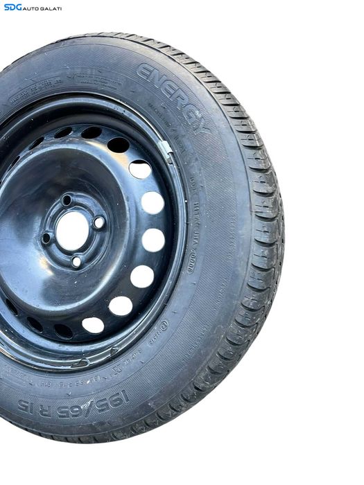 Janta Rezerva Tabla 4x100 195 65 15 R15 Anvelopa Cauciuc Nou Renault Clio 3 2005 - 2014 [B4192]