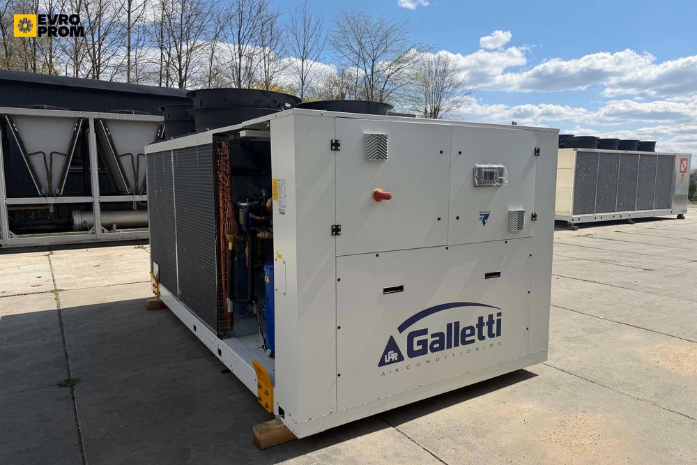 Chiller/Pompă de căldură răcit cu aer GALLETTI – 137 kW/154 kW | chiller 150 kw pret | Nou 2025 | R454B