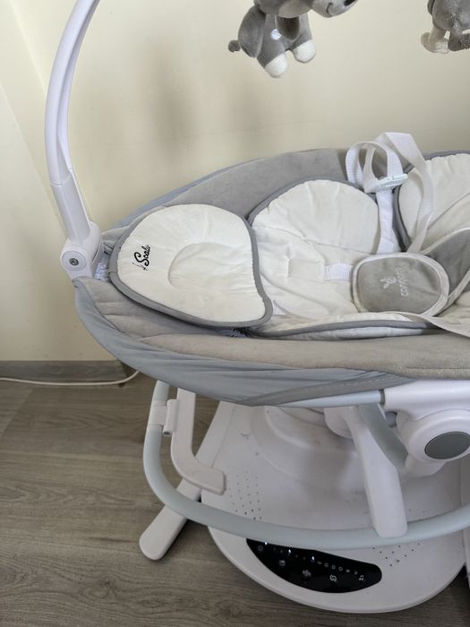 ТОП Оферта!! CANGAROO Електрическа люлка - шезлонг 2в1 LA SCALA МЕНТА