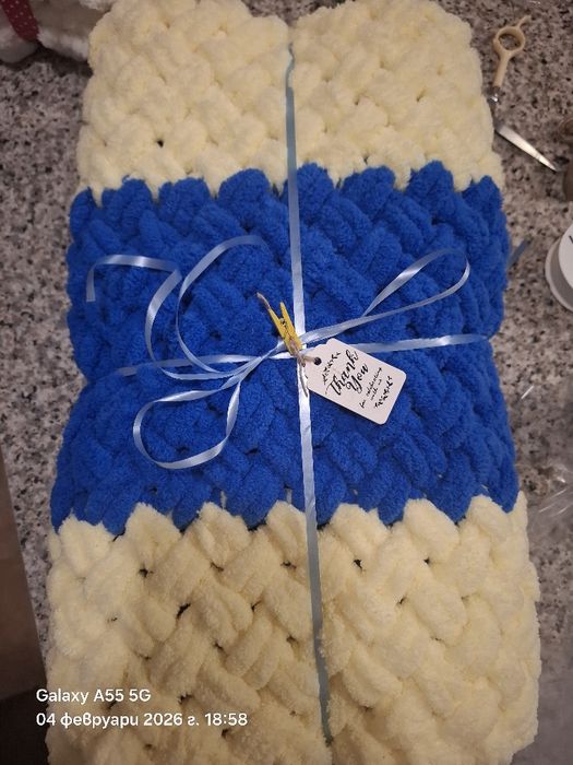 Бебешко одеяло Пуфи