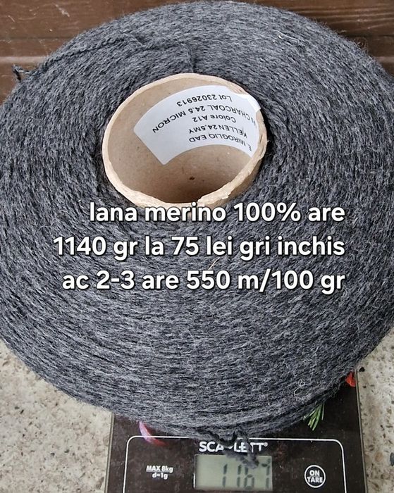 Lana 100% sau lana merino100 %