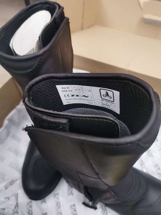 Ghete moto dama TCX Lady Aura, nr 37, noi