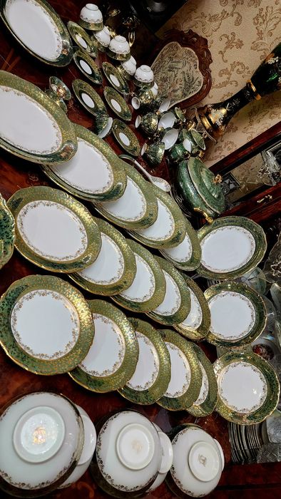 Чайно-столовый сервиз "Хамелеон". Чехия. Дёшево !