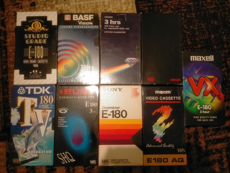 Видео касети в отлично състояние