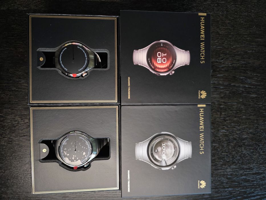 Смарт часовник Huawei - Watch 5, 46 mm & 42mm Titanium & 904L Steel