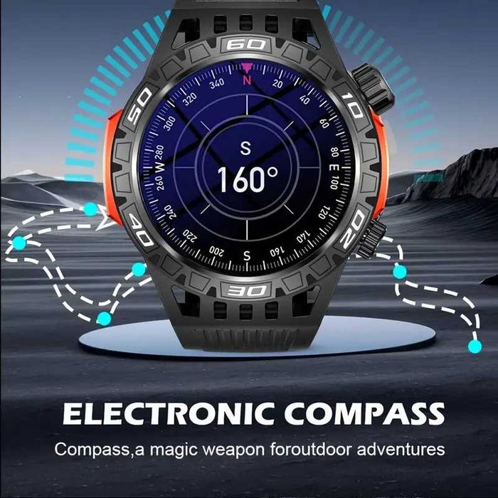 Водоустойчив смарт часовник - супер батерия 450  мАh