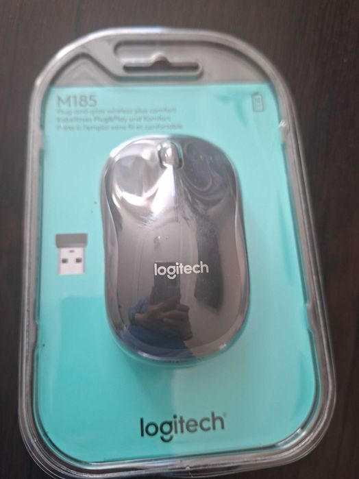 Мышь Logitech M185 серый