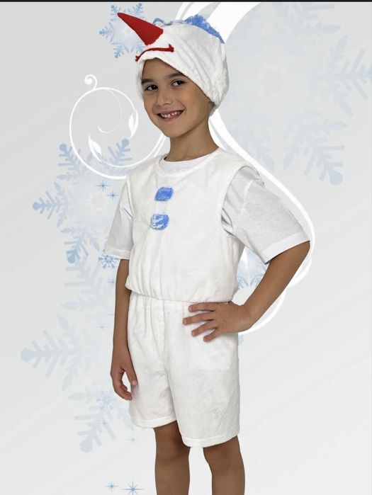 Костюм снеговика на мальчика